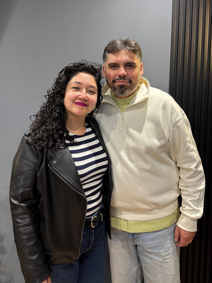 Cristian Placencia y Raquel Quiñones